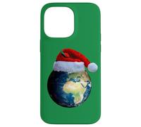 Merry Christmas Holidays Earth Climate Santa Hat Pocket Logo Case for iPhone 14 Pro Max