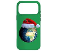 Merry Christmas Holidays Earth Climate Santa Hat Pocket Logo Case for iPhone 17 Pro Max