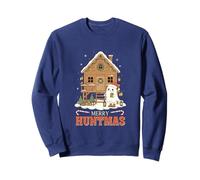 Merry Christmas Hunting Santa Boo Matching Hunter Lover Sweatshirt