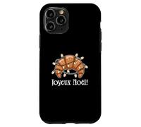 Merry Christmas in French/Croissant Joyeux Noel Case for iPhone 11 Pro