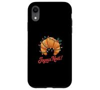 Merry Christmas in French/Croissant Joyeux Noel Case for iPhone XR