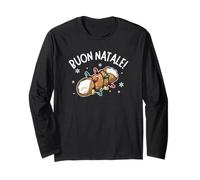 Merry Christmas in Italian BUON Natale Long Sleeve T-Shirt