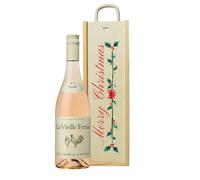 Merry Christmas La Vieille Ferme Rosé Wine Gift Set in Festive Box - 12.5% ABV (75cl)