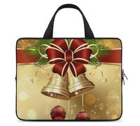 Merry Christmas Laptop Bag Durable Laptop Sleeve Water-Resistant Notebook Bag for Computer Or Tablet
