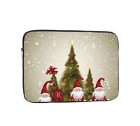 Merry Christmas Laptop Case 12 inch, Shockproof Protective Computer Sleeve Cover Water Resistant Laptop Bag Carrying Tablet Cover Briefcase Handbags Gifts for Men Women