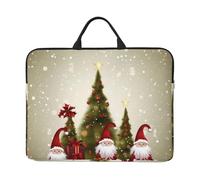Merry Christmas Laptop Case Sleeve 14 inch Shockproof Protective Notebook Case Travel Laptop Bag with Handle Waterproof Computer Cover Briefcase Handbags for Men Women