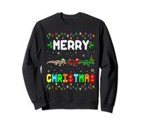 Merry Christmas Leopard Gecko Santa Elf Xmas Leopard Plaid Sweatshirt
