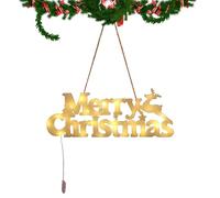 Merry Christmas Lighted Sign Letter Shaped | Light Signs Wall Decor | Lantern Festive Ornament for Festival Outdoor Indoor Party Gathering Home Activities