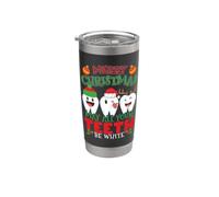Merry Christmas May All Your Teeth Be White Dentist Stainless Steel Insulated Tumbler