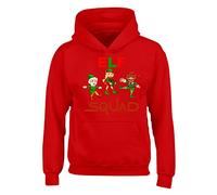 Merry Christmas Mens Hoody Squad Elf 2025 Merry Christmas Jumper Boys Xmas Style Girls Kids Gift Pullover Funny Novelty Hoodie Printed Design Red - Medium