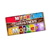 Merry Christmas Mother Chocolate Bar Wrapper Novelty Gift For Mummy Mam Mom on Christmas CH-9412 (without chocolate bar (wrapper only))
