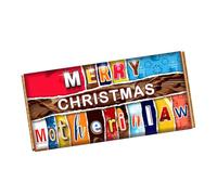 Merry Christmas Mother Chocolate Bar Wrapper Novelty Gift on Christmas CH-9457 (without chocolate bar (wrapper only))