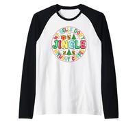 Merry Christmas My Bells Don't Jingle Without Coffee Cozy Raglan Baseball Tee
