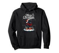 Merry Christmas Newfoundland Santa Hat Dog Lovers Xmas Pullover Hoodie