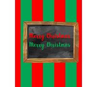 Merry Christmas Notebook: Christmas Notebook with 100 Blank Pages, Writer's Gift, Cute X-mas Gift