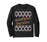 Merry Christmas Nurse Medical Physician Hematology Oncology Long Sleeve T-Shirt