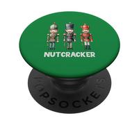 Merry Christmas, Nutcracker Holiday Joy PopSockets Adhesive PopGrip