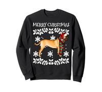 Merry Christmas Ornament Bullmastiff Xmas Santa Sweatshirt