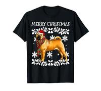 Merry Christmas Ornament Chinese Shar-Pei Xmas Santa T-Shirt