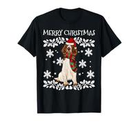 Merry Christmas Ornament Welsh Springer Spaniel Xmas Santa T-Shirt