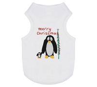 'Merry Christmas Penguins' Pet Dog/Cat T-Shirt (PT00137526)