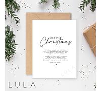 Merry Christmas Pregnancy Announcement A5 Card with envelope, Family, Pregnancy Announcement, Pregnancy Reveal, Friends, Christmas Card