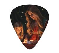 merry christmas Print 12 Pcs Guitar Picks Fit Lovers 3 Different Thickness 0.46 0.71 0.96mm