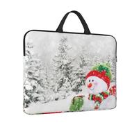 Merry Christmas Print Protective 14 Inch Laptop Case,Laptop Sleeve With Handle Compatible,Carrying Computer Bag