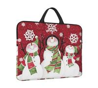 Merry Christmas Print Protective 14 Inch Laptop Case,Laptop Sleeve With Handle Compatible,Carrying Computer Bag