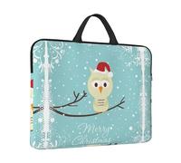 Merry Christmas Print Protective 14 Inch Laptop Case,Laptop Sleeve With Handle Compatible,Carrying Computer Bag