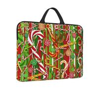 Merry Christmas Print Protective 14 Inch Laptop Case,Laptop Sleeve With Handle Compatible,Carrying Computer Bag