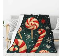 Merry Christmas Print Throw Blanket Bed Blanket Soft Cozy Flannel Fleece Blankets For Couch Chair Outdoor Travel Camping