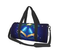 Merry Christmas Print Travel Duffel Bag, Foldable Gym Bag Overnight Weekend Bags for Women, Large Holdall Bag Cabin Bag for Sports and Travel