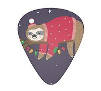 Merry Christmas Printed Guitar Picks Personalized Guitar Plectrums 12 Pcs For Acoustic Guitar Electric Guitar And Bass Bulk Guitar Pick One Size