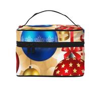 Merry Christmas Printed, Makeup Bag, Portable Cosmetic Bag for Women - Travel Cosmetic Organizer, Toiletry Pouch, The Go-to Gift That Never Disappoints for Special Moments