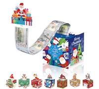 Merry Christmas Pull Surprise Money Gift Box for Kids/Adult Presents - Funny Pull Cash from Money Case Novelty Festival Cash Drawer