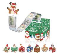 Merry Christmas Pull Surprise Money Gift Box for Kids/Adult Presents - Funny Pull Cash from Money Case Novelty Festival Cash Drawer