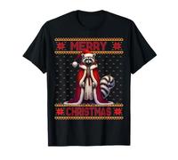 Merry Christmas Raccoon Whisperer X-Mas Ugly Raccoon Lover T-Shirt