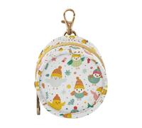 Merry Christmas Rainbow Playful Colorful Baby Pacifier Holder Portable Cash Coin Purse, Neutral Baby Items Clip para chupete de