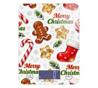Merry Christmas Red Socks bariatric mini Food Scale Travel 11lb/0.18oz, 5kg/5g Waterproof Scale gram with 4 Unit for Weight Loss Weight Loss Weight Loss pesa para comida