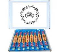 Merry Christmas Retro Sweet Hamper | Refreshers Original Chew Bars 24 Pack Box of Classic Retro Sweets Fizzy Sherbet-Filled Lemon Flavour Chewy Bars Nostalgic Candy Treat