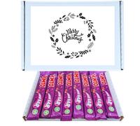 Merry Christmas Retro Sweet Hamper | Vimto Chew Bars 24 Pack Box of Classic Retro Sweets Bursting with Signature Vimto Fruit Flavour Chewy and Juicy Candy Treat