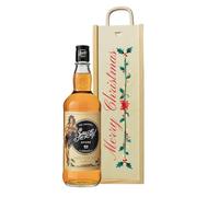 Merry Christmas Sailor Jerry Spiced Rum Gift Set - 70cl Bottle | 40% ABV | Premium Caribbean Rum | Christmas Spirit Gift for Him or Her