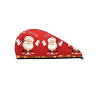 Merry Christmas. SamLng Coral Velvet Dry Hair Cap – Perfect for Home, Travel, Pool Parties, Beaches, Baths, and More