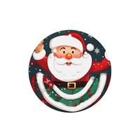 Merry Christmas Santa Claus Printing 10 Pcs Car Air Freshener Hanging Sheets Scented Hanging Sheets With Rope For Home