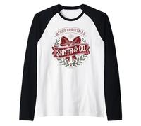 Merry Christmas Santa Co Funny Holiday Jolly Celebration Raglan Baseball Tee