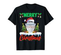 Merry Christmas Santa Hat Cruise Ship Vacation Holiday Xmas T-Shirt