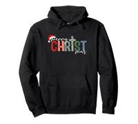 Merry Christmas Santa Hat Xmas Christian Jesus Holiday Pullover Hoodie