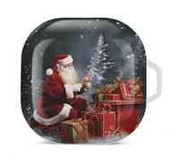 Merry Christmas Santa's Headphone Protective Case, Earphone Case For Galaxy Buds Live, Galaxy Buds Pro, Galaxy Buds2, Galaxy Buds 2 Rro Series Headphones