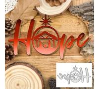Merry Christmas Scene Hope Words Snowflake Greeting Card Metal Die Cuts,Sunflower Flower Leaf Cutting Dies Cut Stencils DIY Scrapbooking Decorative Embossing Paper Scrapbooking Card Making